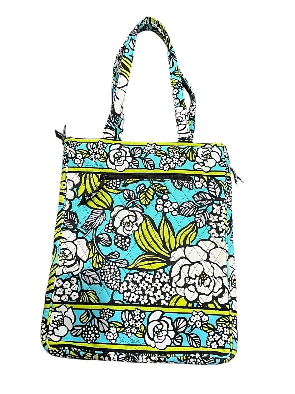 Vera Bradley Laptop/Tablet Tote Shoulder Travel Bag Island Blooms *Retired*